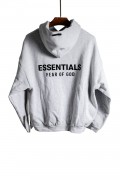 Fear Of God Essentials Fleece Hoodie Light Heather Gray_IMG_0733 拷贝