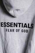 Fear Of God Essentials Fleece Hoodie Light Heather Gray_IMG_0735