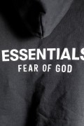 Fear of God Essentials Fleece Hoodie Black_IMG_0723