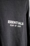 Fear of God Essentials Fleece Hoodie Black_IMG_0724